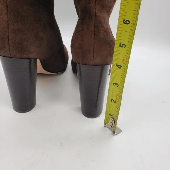 PAIGE Brown Heeled Boots - Picture 4 of 11